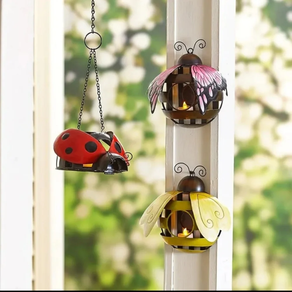 BUMBLE BEE INDOOR/OUTDOOR LED CANDLEHOLDER BNWT 1 LEFT!